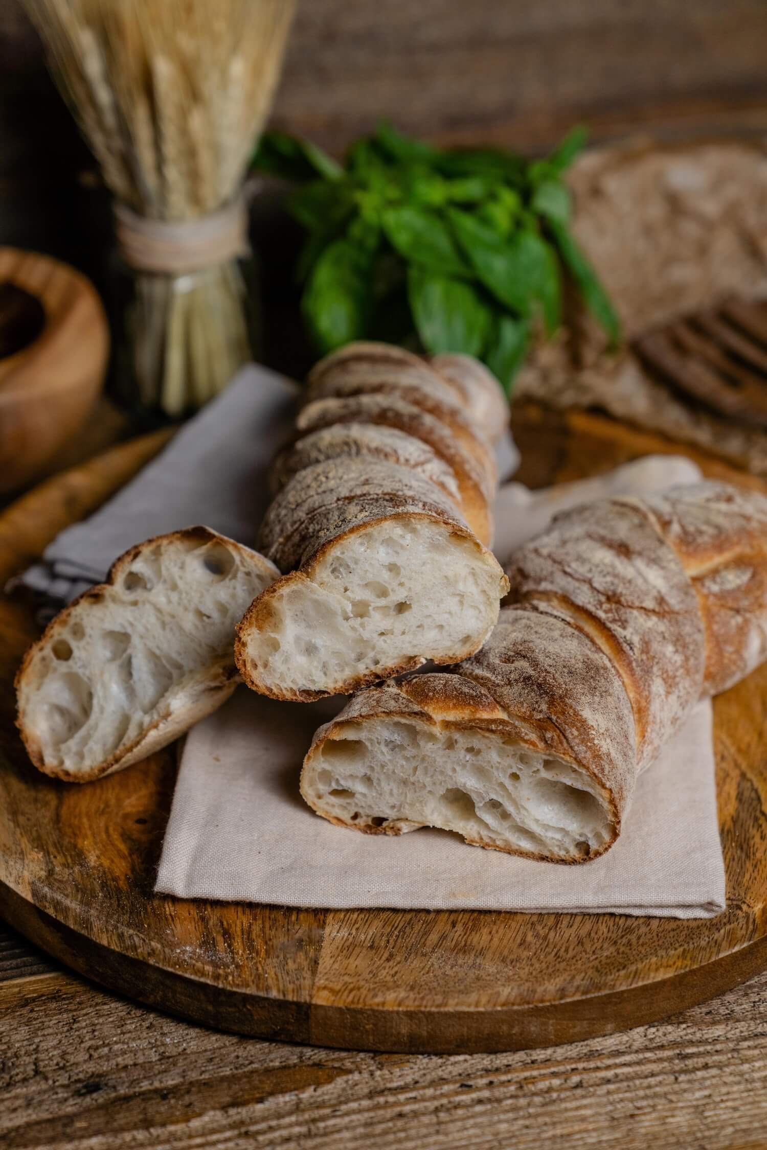Artisanal bread from Desaga’s bakery